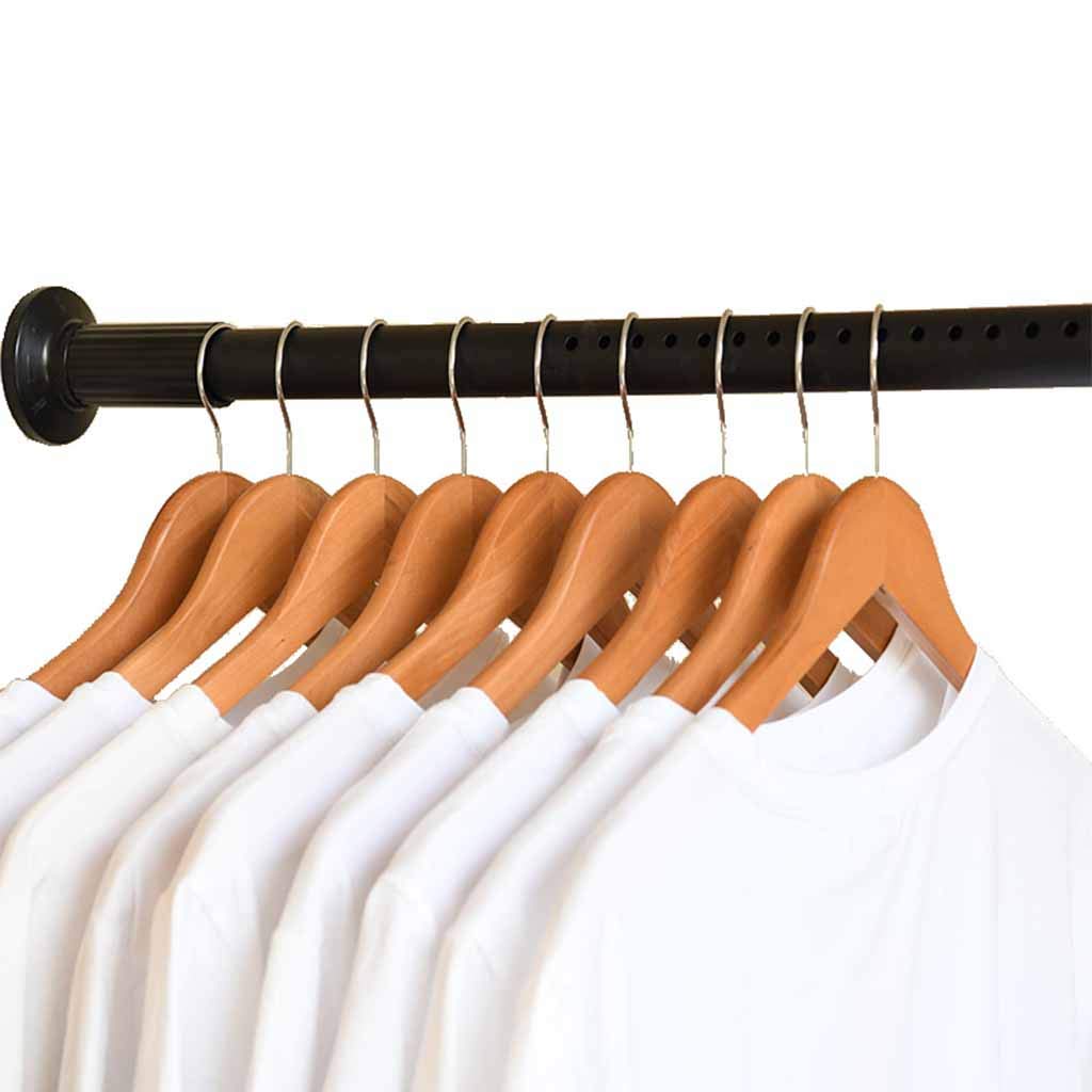 WHITNEY Extra Long Curtain Rod, No Drilling Required. Extendable Stainless Steel Curtain Rod for large windows, shower rooms, cabinets. 92-127cm.