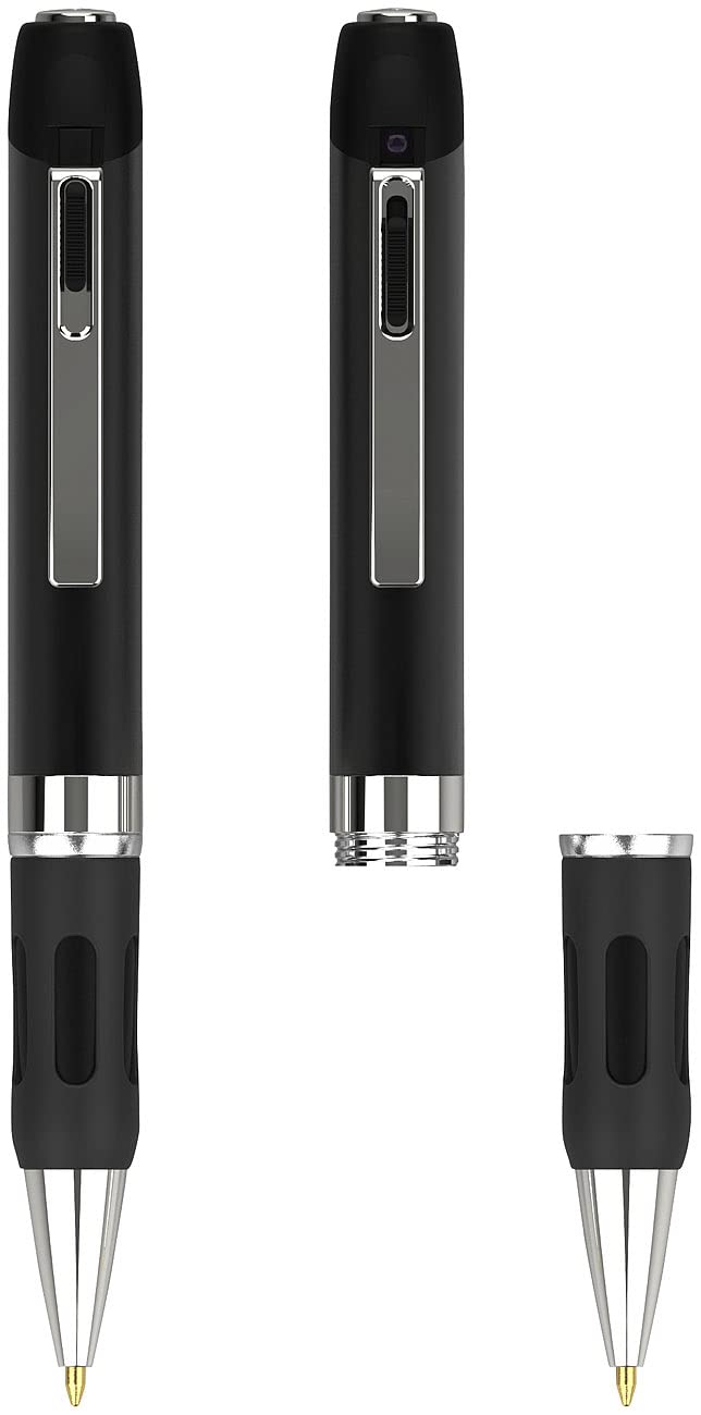 OctaCam pen camera with 2k video, motion detection, and photo function.