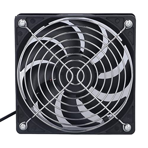 Banapoy Solar Panel Fan Kit, 6W solar fan made of monocrystalline silicon with protective net for camping, shed, greenhouse, home, outdoor, waterproof, portable, solar-powered fan