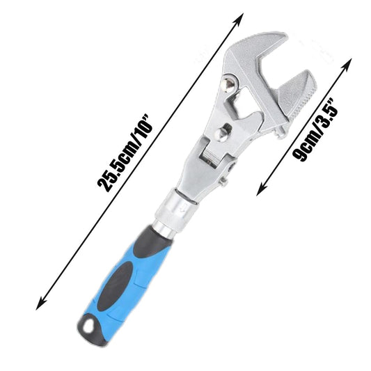 JTZXJJX Flexhead Adjustable Wrench, multifunctional, adjustable quick pipe wrench, repair tool
