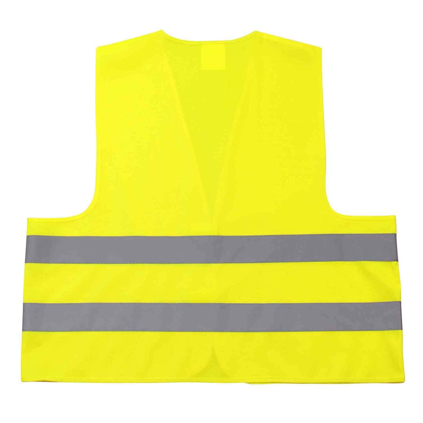4business 100 pcs High Quality Car Safety Vest yellow EN ISO 20471 Class 2 for adults Unisize TÜV-tested washable