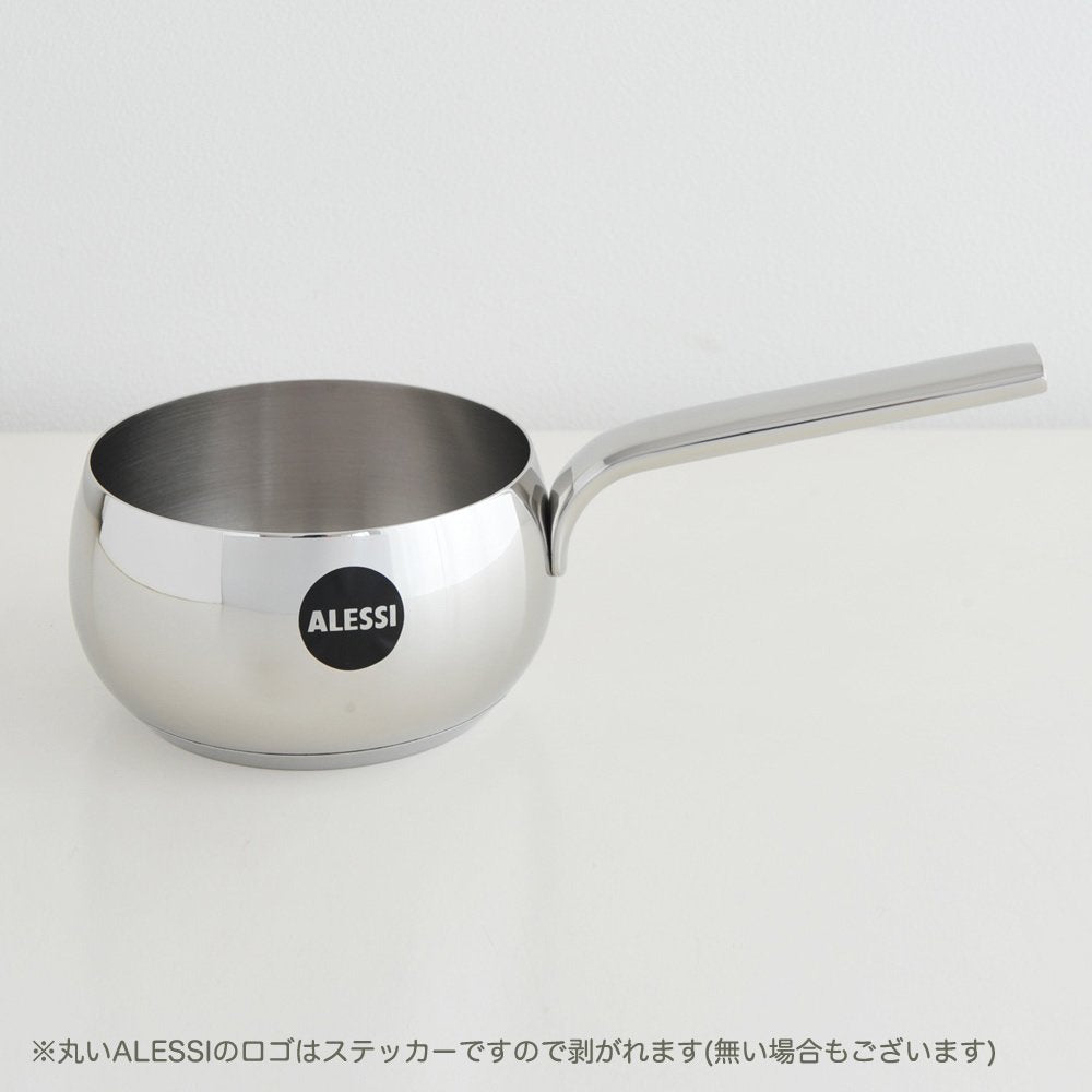 Alessi "MAMI" stainless steel saucepan, 14 cm, silver