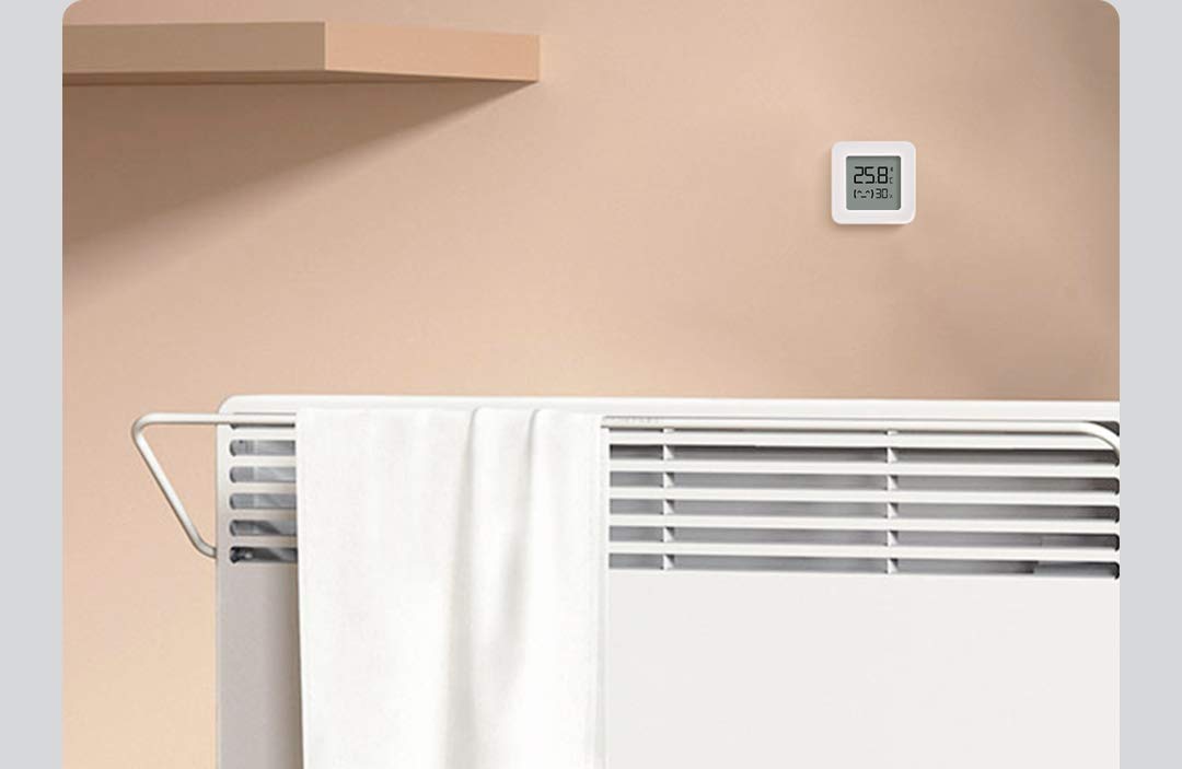 Xiaomi Mi Temperature and Humidity Monitor 2 monitors for monitoring temperature and humidity, pack of 2, white, large