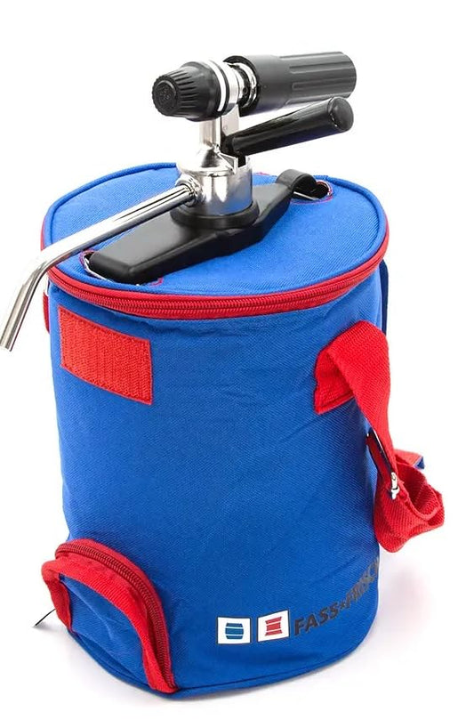 Brauen.de cooler bag for 5-liter party keg for tapping also via tap system - cooling party kegs with insulated box - beer keg cooler barrel