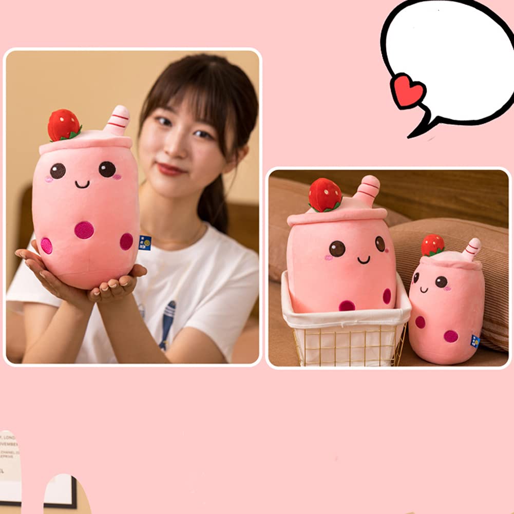 Bubble Tea plush toy, Boba plush pillow Creative Bubble Tea stuffed milk tea soft doll Tea cup cushion plush dolls Birthday gift children's toy Christmas gift, 50cm
