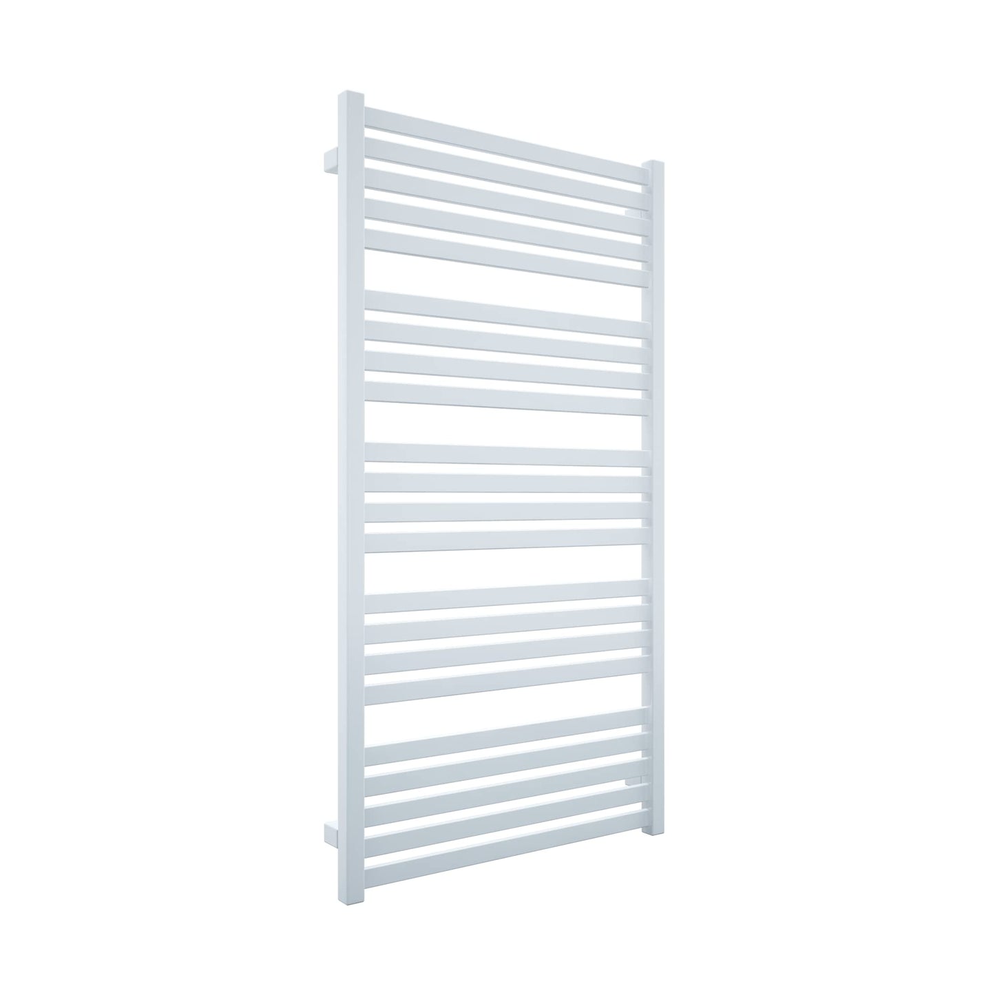 anapont electric premium bathroom radiator Marlin - straight - color - timer function - towel radiator - electric bathroom heating - towel heater - made in Germany (1185h x 600w, white)