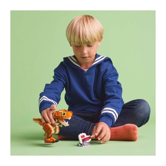 LEGO Jurassic World T.Rex: Dino build toy for boys and girls 7+, set with movable mouth, head, and tail 76967, gift for kids.