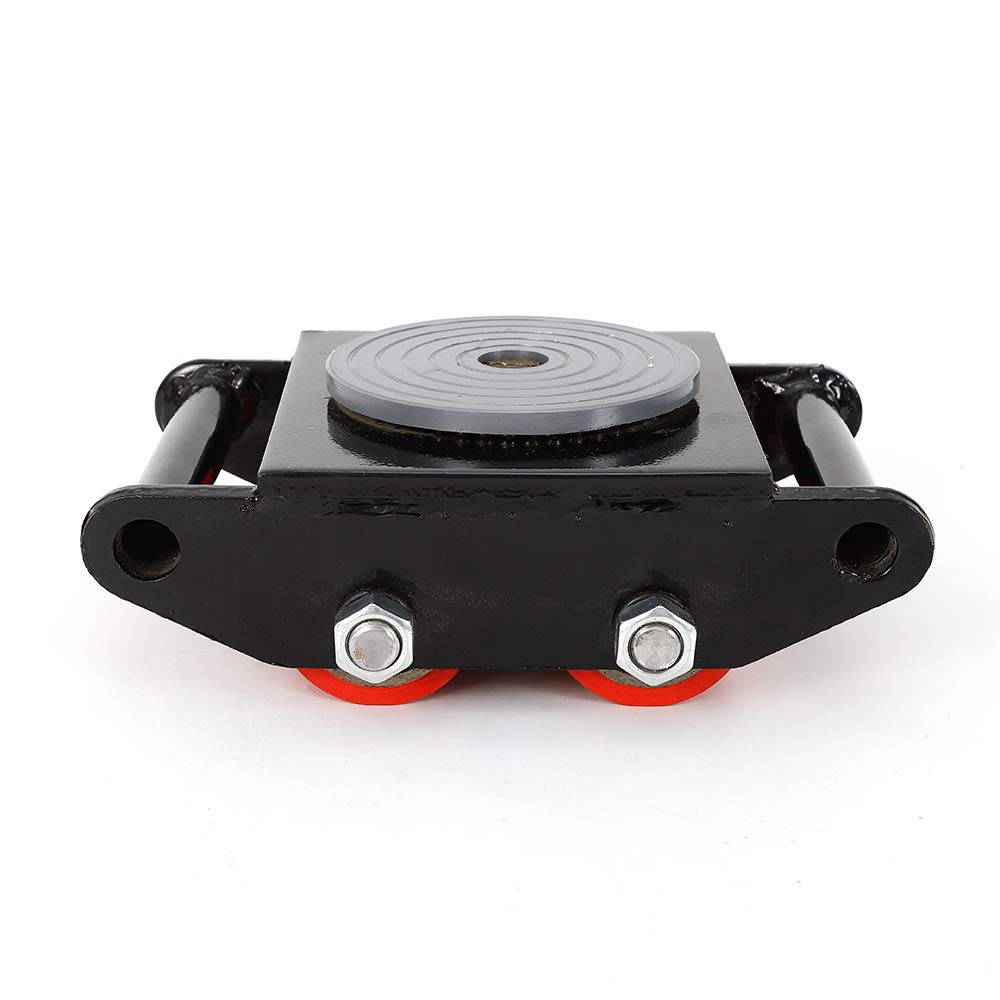 LENJKYYO 6Ton Transport roller 360° heavy duty casters tank roller chassis wheel roller rigid heavy duty wheel 6000kg machine transport industrial roller heavy duty chassis