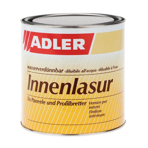 ADLER Interior Stain W10 750ml White eco-friendly wood stain for indoor use water-based interior stain