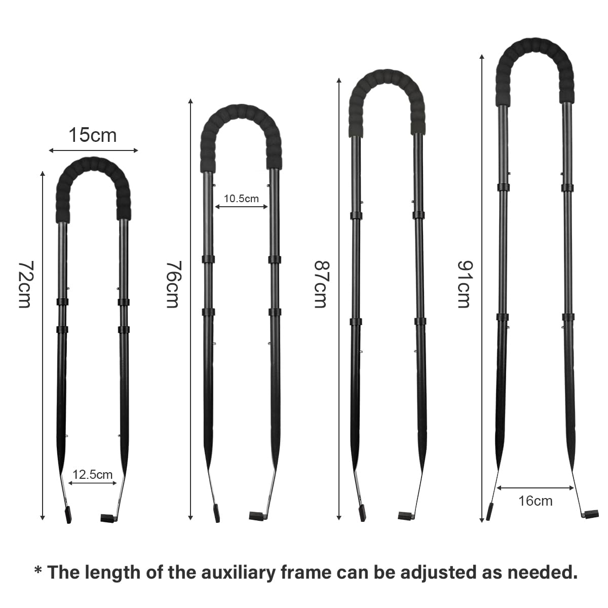 HANDSONIC bike handle for children's bike, kids bike push and bike riding learning aid pushrod non-slip safety grip bike handle