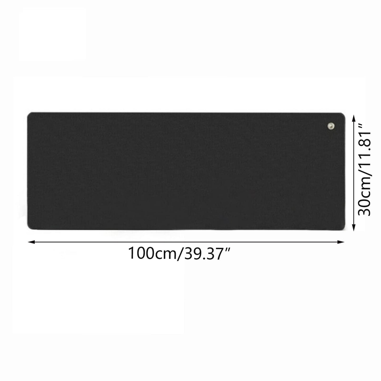 Grounding mat, 100 * 30cm, Grounding mat set with EU grounding cable, Universal grounding mat antistatic mat for under the desk, table, sofa (100 * 30 CM)