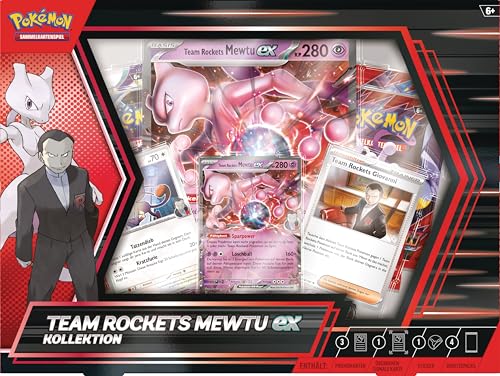 Pokémon trading card game: Team Rocket's Mewtwo-ex Collection (1 holographic promo card, 1 oversized holographic card & 4 booster packs)