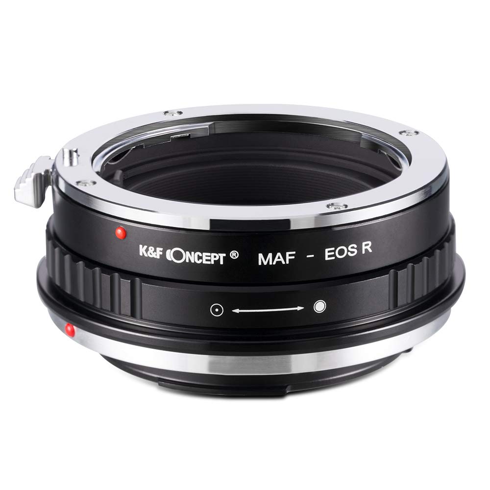 K&F CONCEPT MAF to EOS R lens adapter is compatible with Sony Alpha A Mount (and Minolta AF) lenses on EOS R cameras.