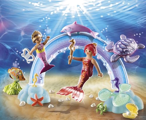 PLAYMOBIL Magic 71379 Starter Pack Mermaids, for kids 4 and up.