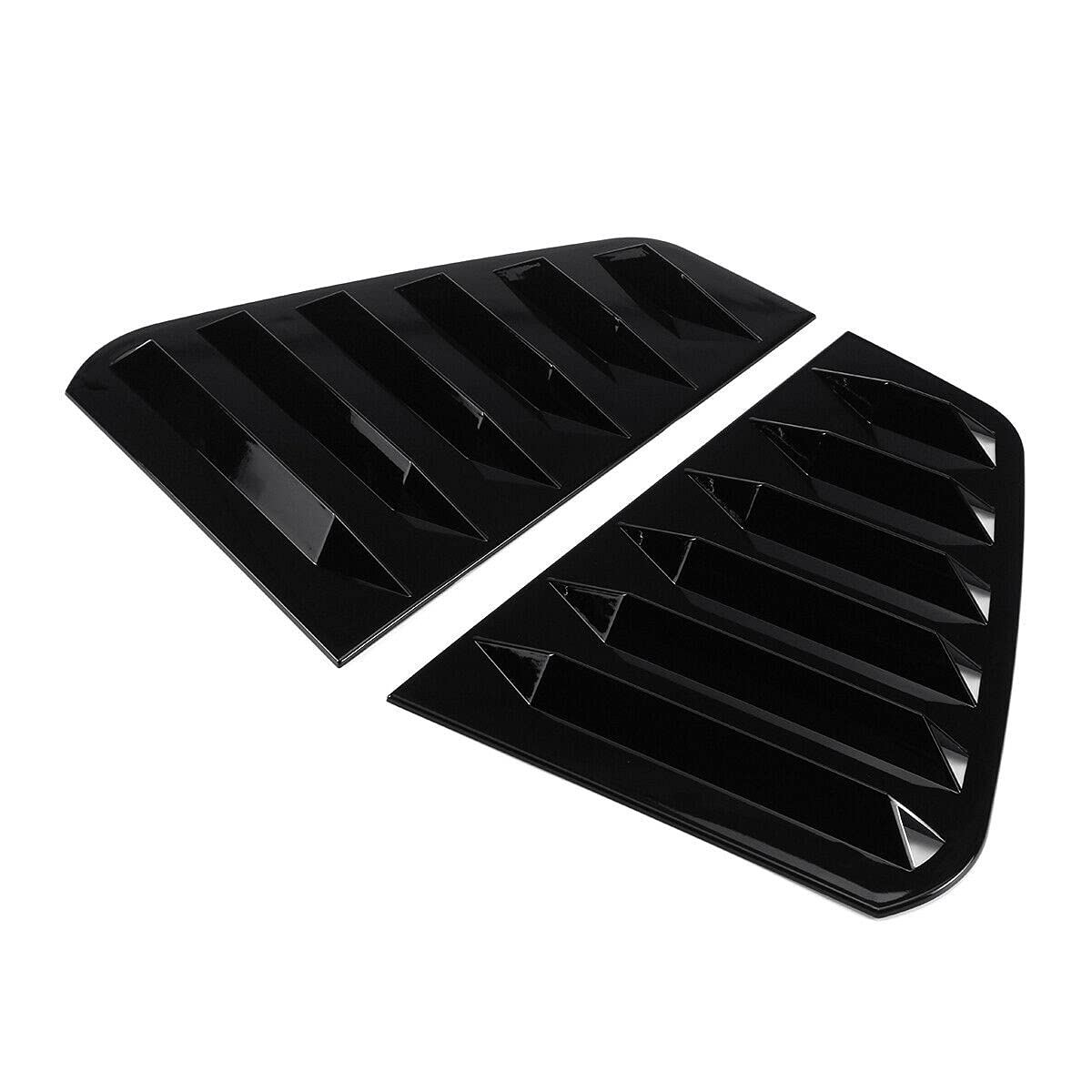 Active window blinds for rear Golf 7 R 7 7.5 2013-2020 Racing style window blinds Ventilation cover Black