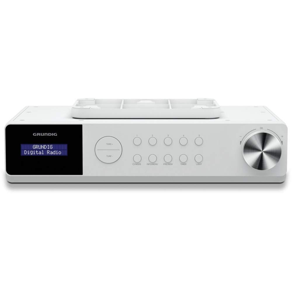 Grundig DKR 1000 BT DAB+ kitchen radio with Bluetooth and DAB+ reception White.