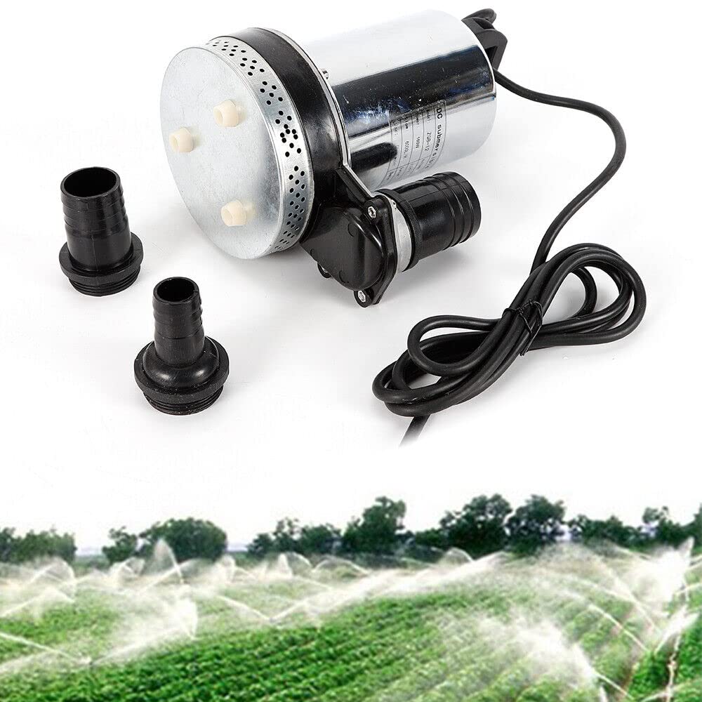 6000L/H Water Pump DC Submersible Pump For Dirty Water Sewage Pump Stainless Steel Pump Housing Aquaculture Pump