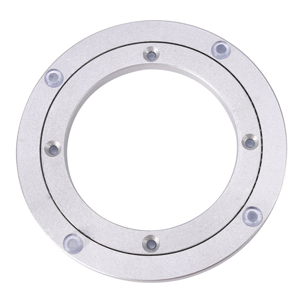 Tabletop swivel turntable ball bearing TV, monitor,e aluminum for dining table, kitchen appliances, etc. Lazy Susan (outer diameter-20cm / 7.9inch)