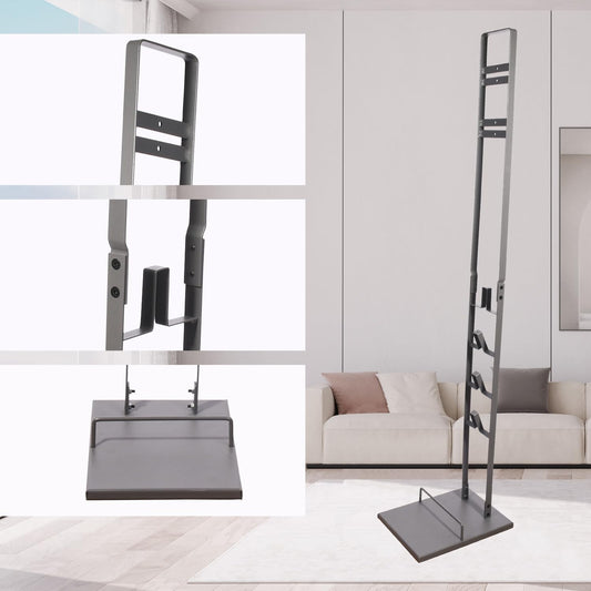 ECRIZA vacuum cleaner stand, vacuum cleaner accessories, sturdy metal storage holder for Dyson handheld V15 V11 V10 V8 V7 V6 cordless vacuums Gray DC30 DC31 DC34 DC35 DC58 DC59 DC62 DC74