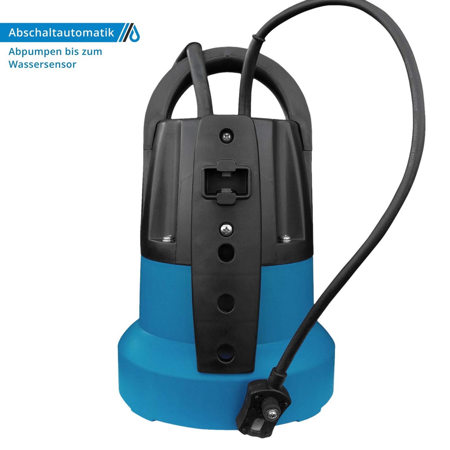 ALLEGRA Submersible Pump FSP 7000 | 7000 l/h | 400W power, dirty water pump, max. delivery head 8m, 10m connection cable, max. suction height 7m, submersible pump, garden pump