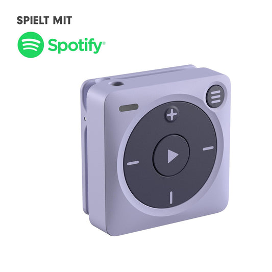 Powerful 3 Spotify & Amazon Music Player - Compatible with Bluetooth & wired headphones - Storage for over 1,000 songs - Screen-free music player - No phone required (Lavender)