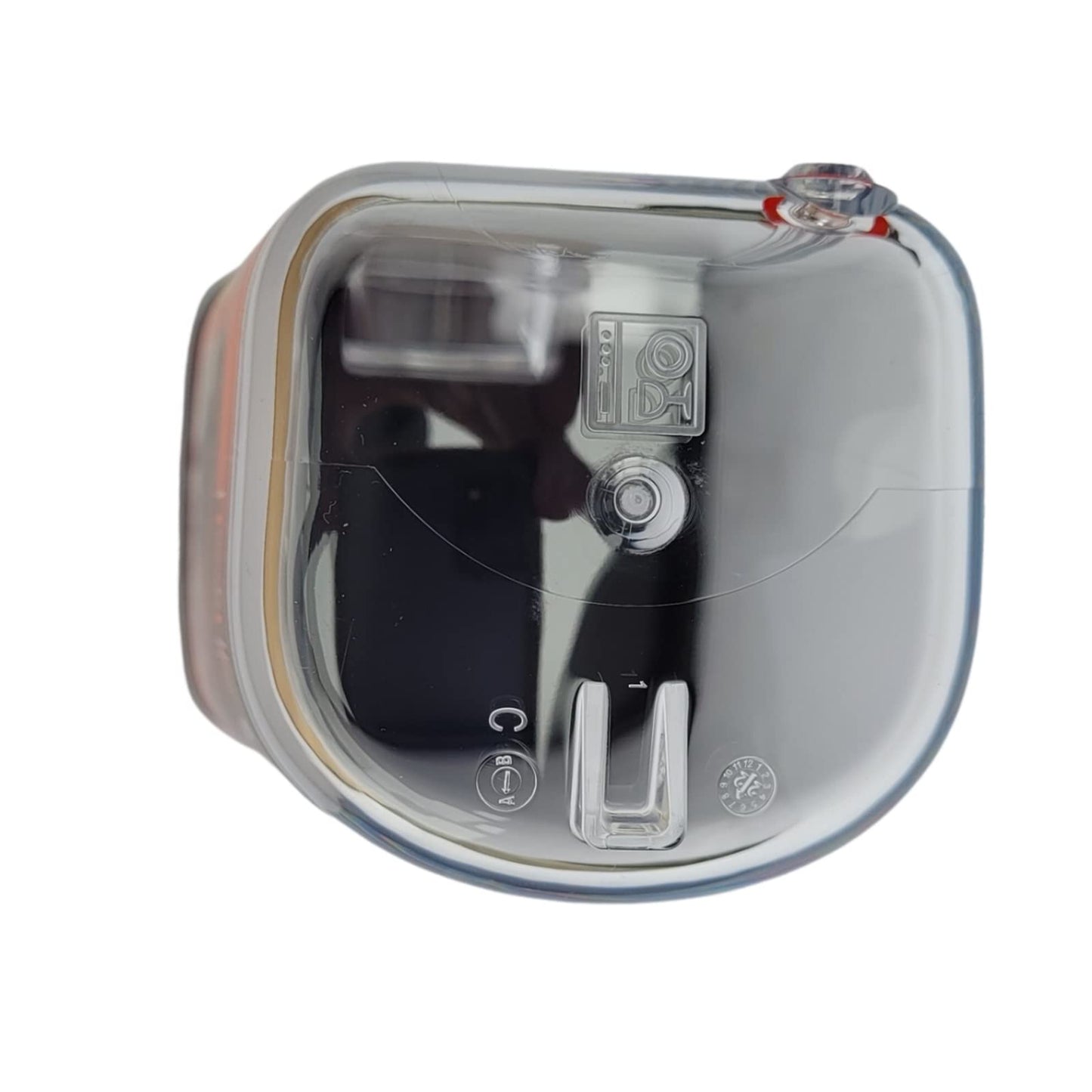 Philips Milk Container (Version C) for LatteGo Coffee Machine, Black, Silver, Transparent