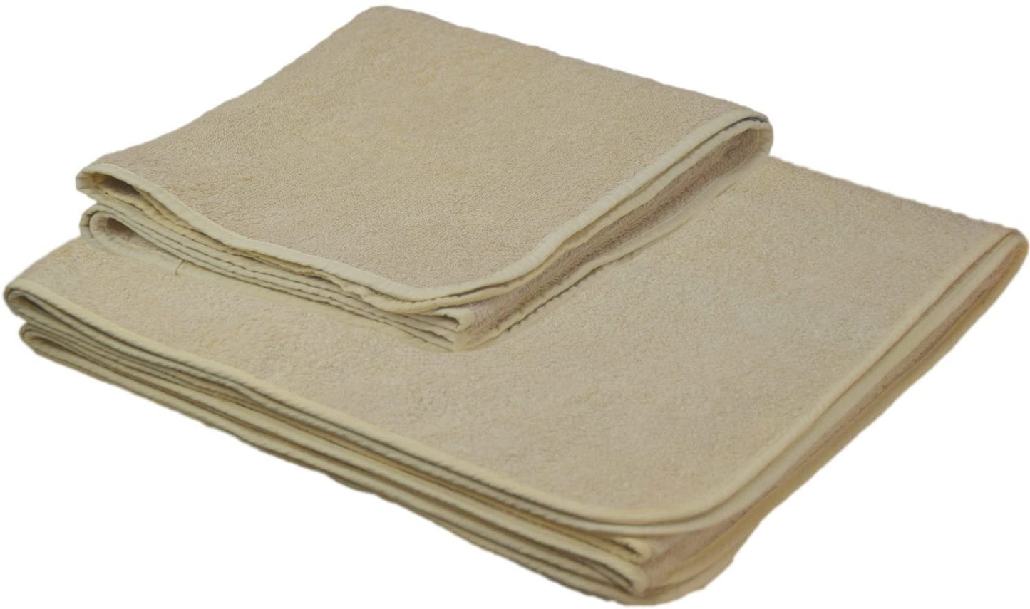 Exclusive home textile sauna set 3 pieces terry cloth sauna kilt sauna towel sarong men beige