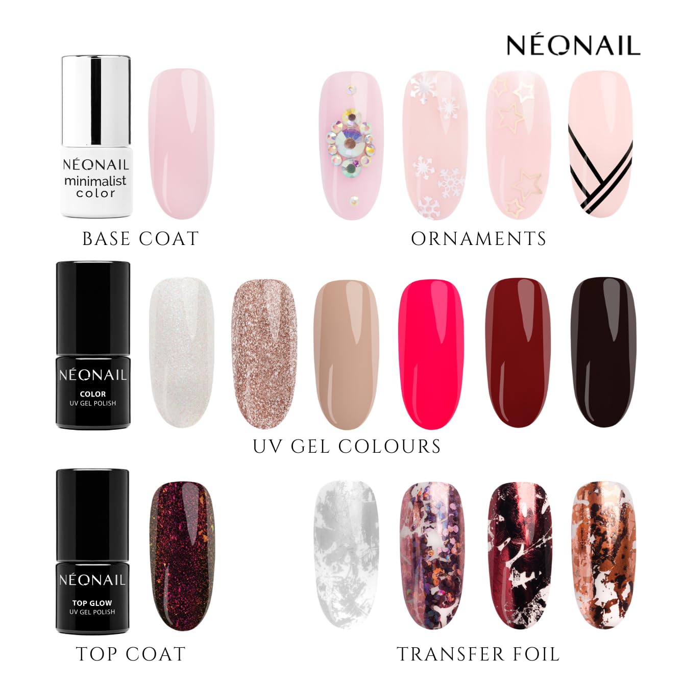 NEONAIL Advent Calendar 2024 Women - 24-piece Gift Set Women - Advent Calendar Girls - Beauty Christmas Calendar - Beauty Advent Calendar Cosmetics - UV Nail Polish - Christmas Wonderland