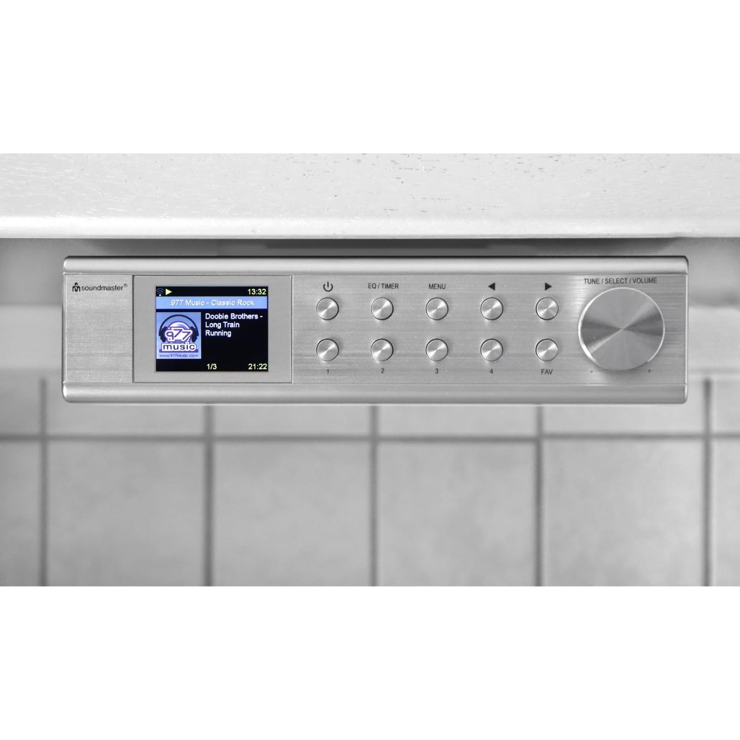 Soundmaster IR1500SI internet radio DAB+ digital radio network player UPNP Bluetooth kitchen under-cabinet radio cabinet radio