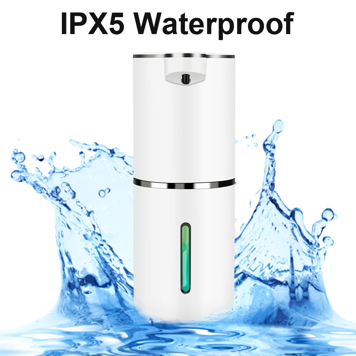 Automatic Soap Dispenser - P11 Electric Soap Dispenser with Sensor, Automatic Soap Dispenser with 4-step setting, Battery level display, Wall-mounted Soap Dispenser for Bathroom kitchen (Gel)
