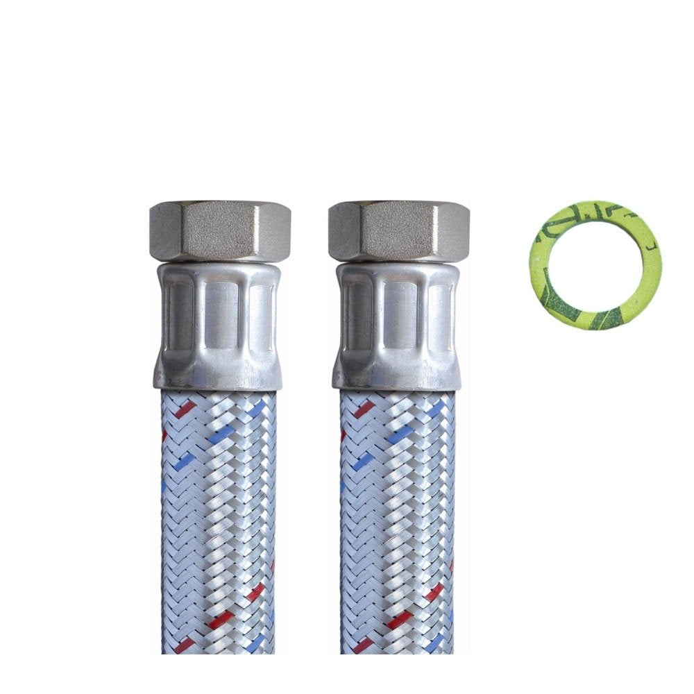 Armor hose DN25 flex hose 1 inch male x 1 inch male heating hose utility water hose for heating installation PN10 pump hose solar hose