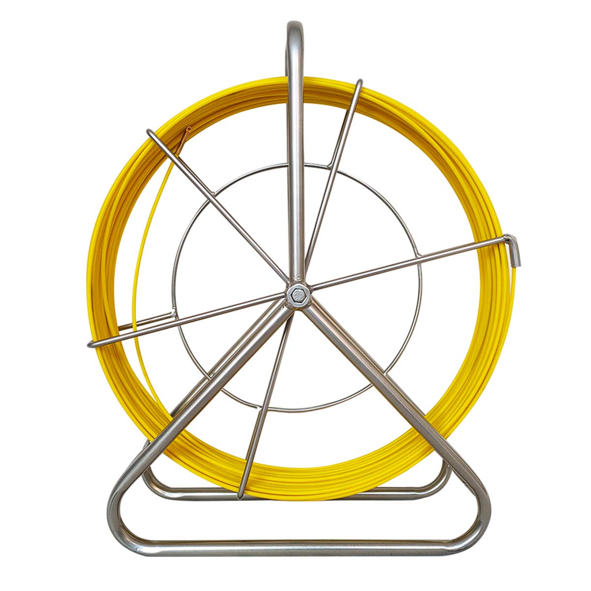 IRSCorp Fiberglass Cable Reel 100m Ø 4.5mm fiberglass rod including steel reel fish tape 304 stainless steel fish tape tube rodder reel