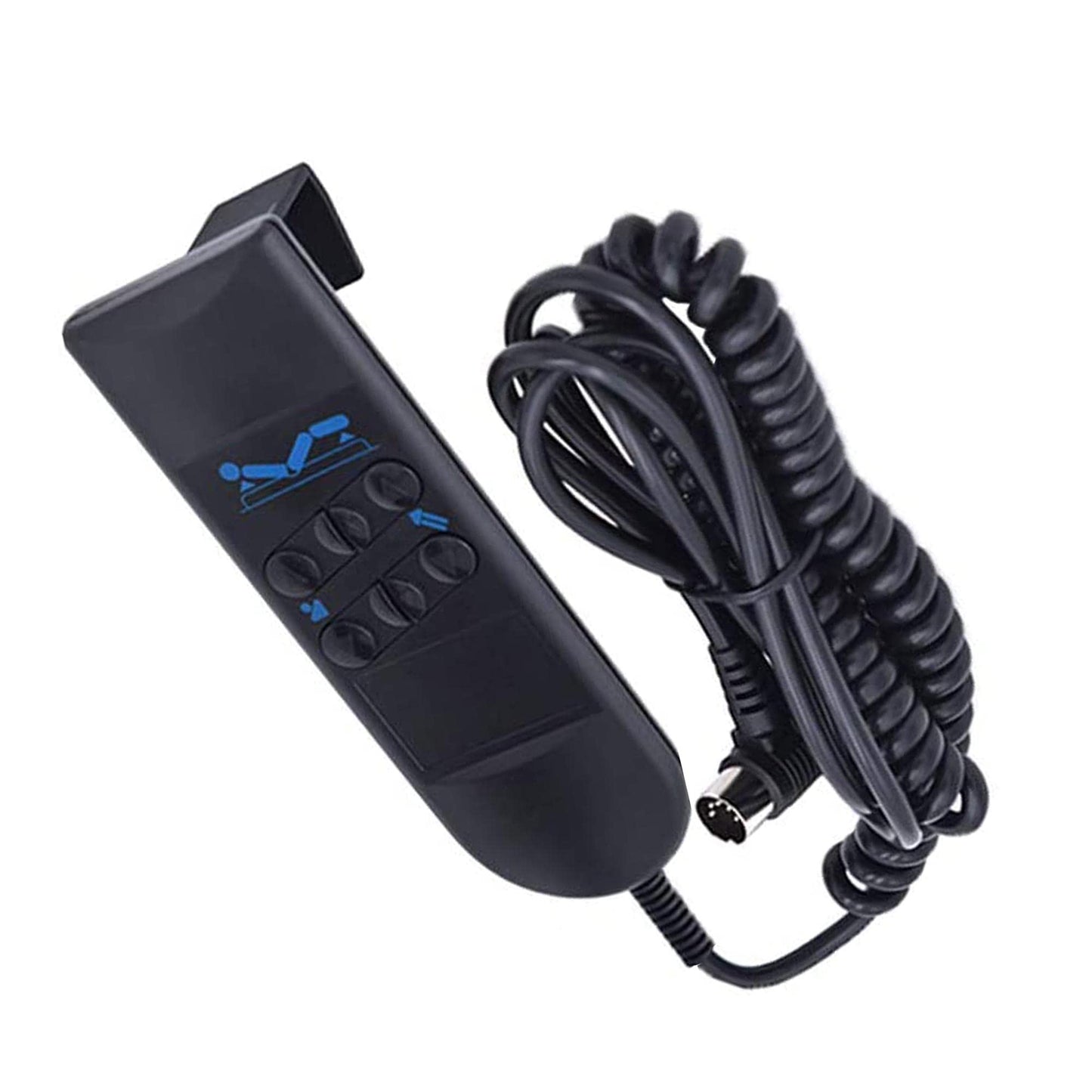 Fromann hand remote control recliner electric controller handset with 6 buttons 5 pin connector for adjustable hospital bed lift chair power recliner with Okin Okimat II motor.