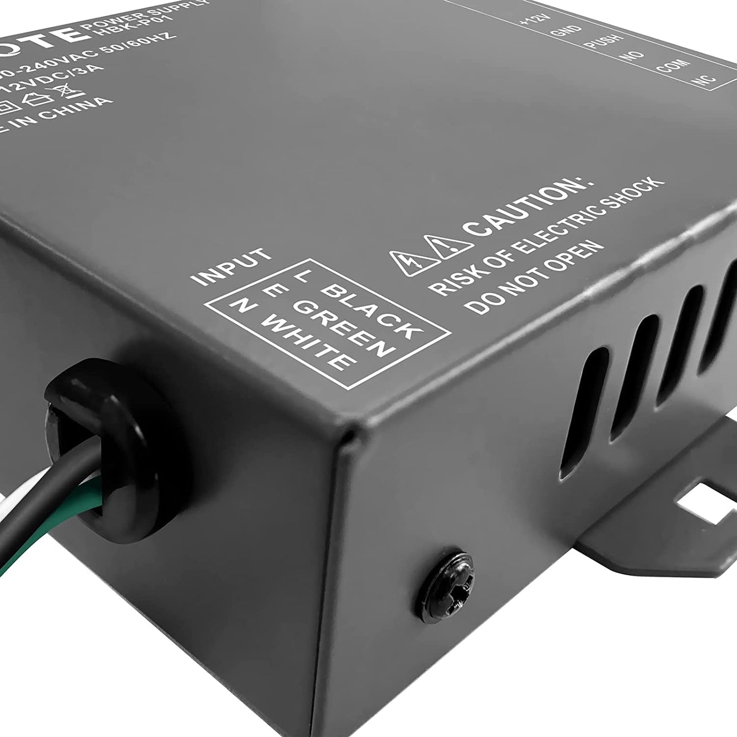 UHPPOTE AC 110-240V to DC 12V 3A Power Supply for Door Access Control Universal Voltage