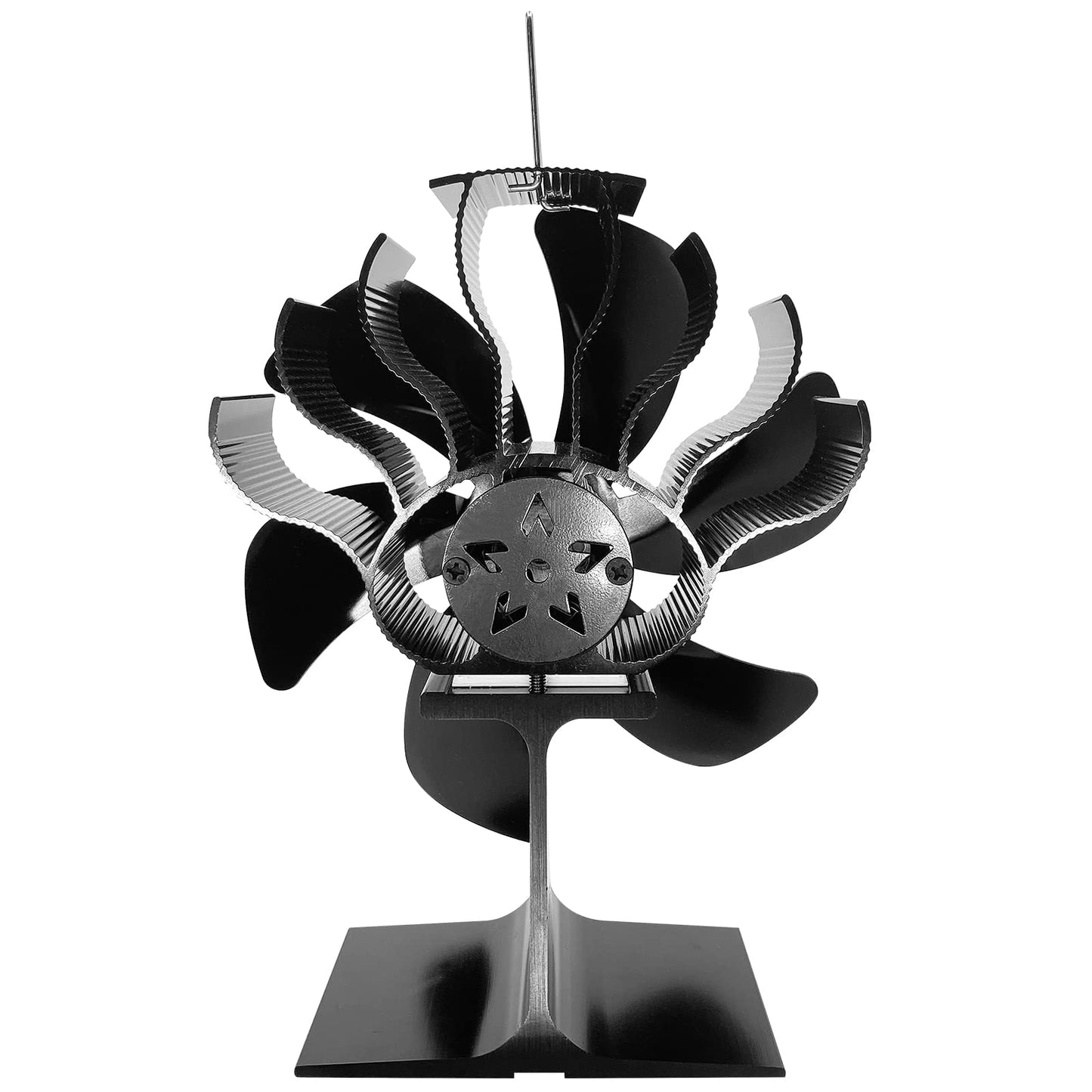 6-blade stove fan fireplace fan, no electricity needed for wood stoves and fireplace inserts.