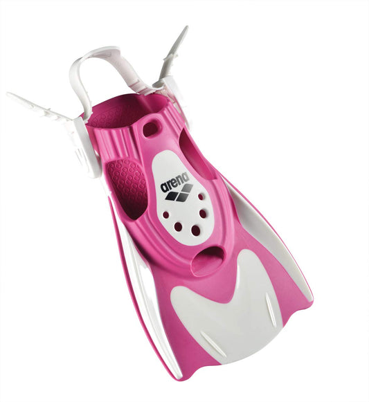 ARES5 Adult Arena Unisex Training Fin Powerfin Fit Training Fin White-pink L