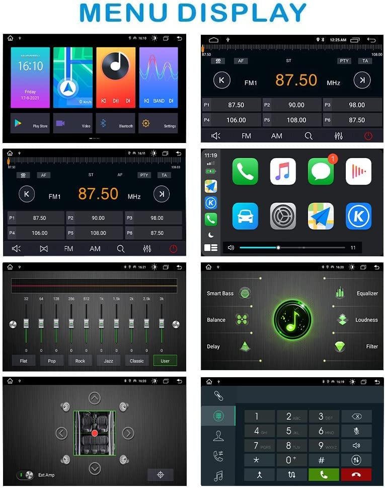 Android 12 car stereo compatible with Mercedes Vito W639 car stereo W169 W245 W639 with CarPlay, Android Auto Octa-Core CPU, 9-inch IPS touchscreen with Bluetooth 5.0 USB WiFi 4G SWC DSP DAB, 6+128GB.