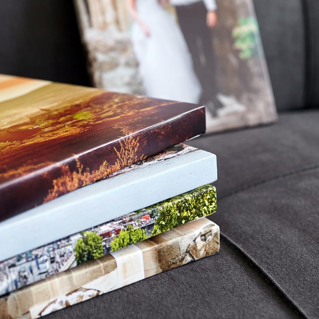 GP TONER Your photo on canvas Personalized photo Your own image on canvas with wooden frame Art print picture Photo 100x70 cm