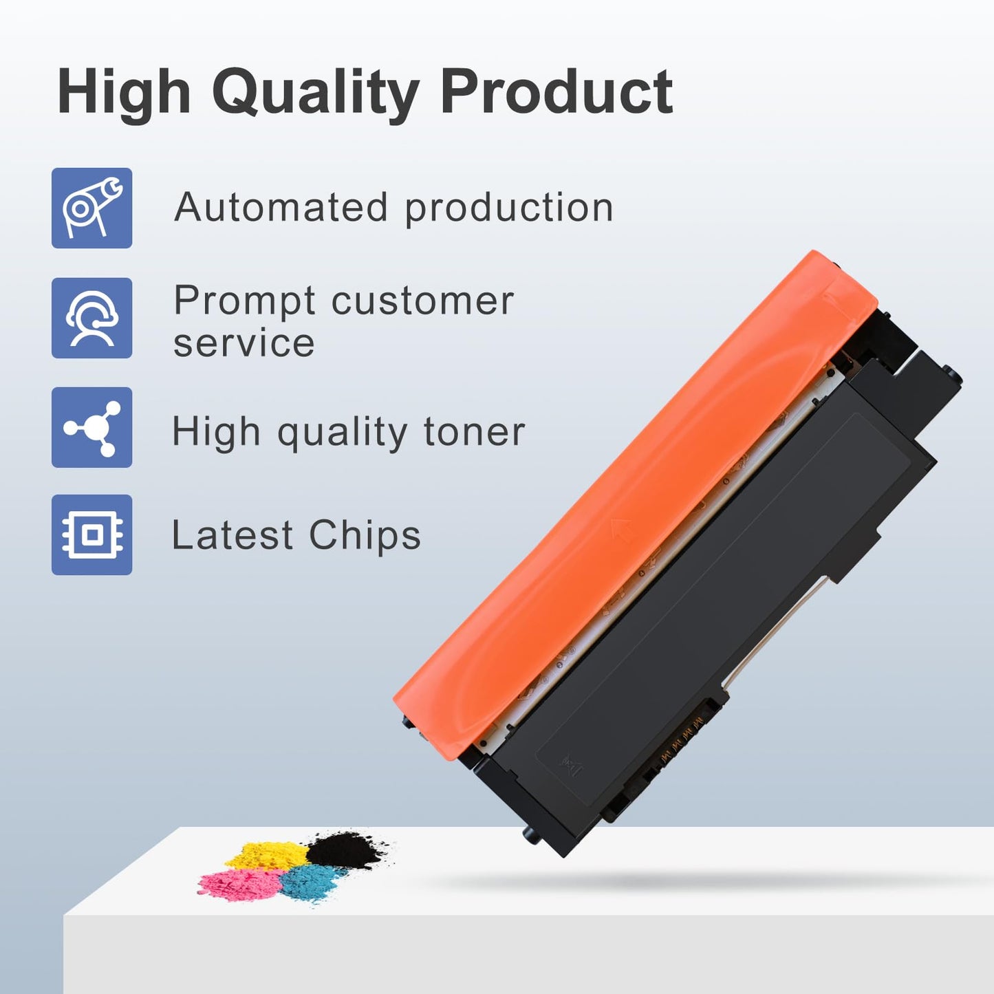 Superpage replacement for HP 117A Toner Set Compatible for HP Color Laser MFP 179fwg 178nwg 179fnw 178nw 150nw 150a W2070A W2071A W2072A W2073A (4-pack, Black Cyan Magenta Yellow)
