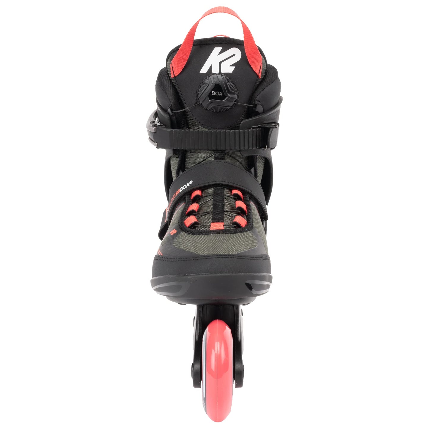 K2 Skates Women's Inline Skates Alexis 80 BOA, Grey - Coral, 30G0317.1.1.060.