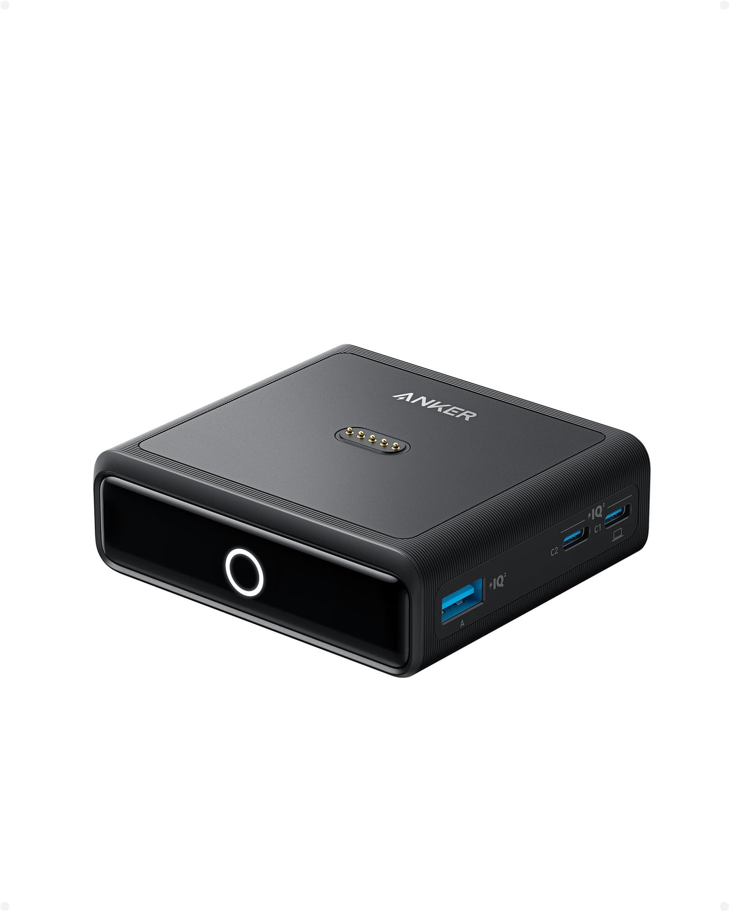 Anchor charging station for Anchor Prime Powerbank, 100W fast charging with 4 ports, for MacBook Pro/Air series, iPhone 14/13 series, Galaxy, AirPods, and more (Powerbank sold separately)