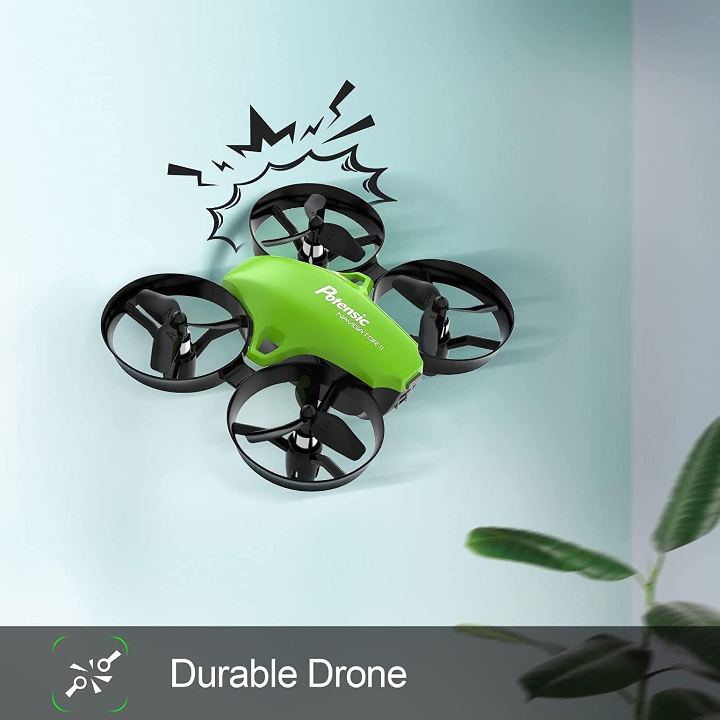 Potensic Mini Drone for Kids and Beginners with 3 Batteries, RC Quadcopter, Mini Drone with Altitude Hold Mode, One Button Take off/Landing, Headless Mode, Toy Drone Helicopter A20 Green