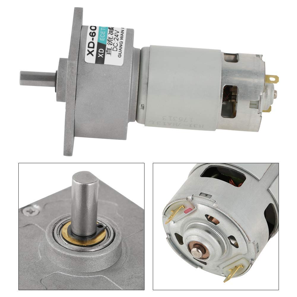5-600 RPM speed reducer gear motor DC 12/24V 35W CW/CCW micro high torque speed gearbox (12V 10RPM)