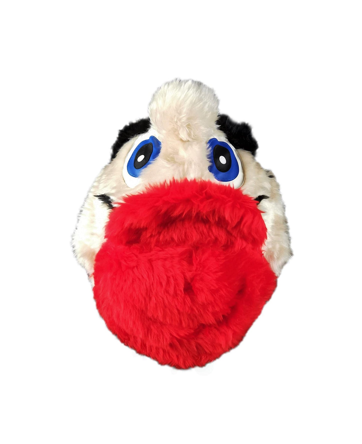 FunnyRiders plush motorcycle helmet cover - Funny motorcycle helmet cover - Motorcycle helmet cover - High-quality fabric helmet decoration.