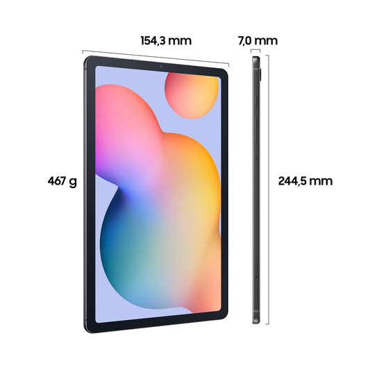 Samsung Galaxy Tab S6 Lite (2024) Android tablet, 10.4-inch TFT display, 64GB storage, WiFi, with S Pen, Oxford Gray, includes 36 months manufacturer warranty.