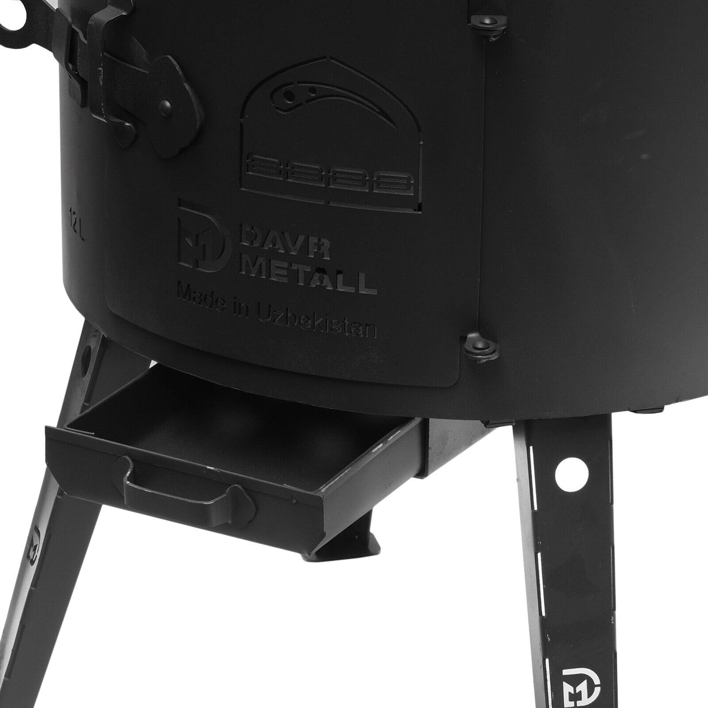 Ø40 Uchag 2mm steel Utschak with chimney flue Utschag camping stove 12L Kazan Round Cassan fire pit field kitchen outdoor kitchen one-pot stove goulash cannon