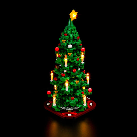 BRIKSMAX LED light for Lego Christmas tree 40573 - Compatible with Lego building blocks model - Without Lego set