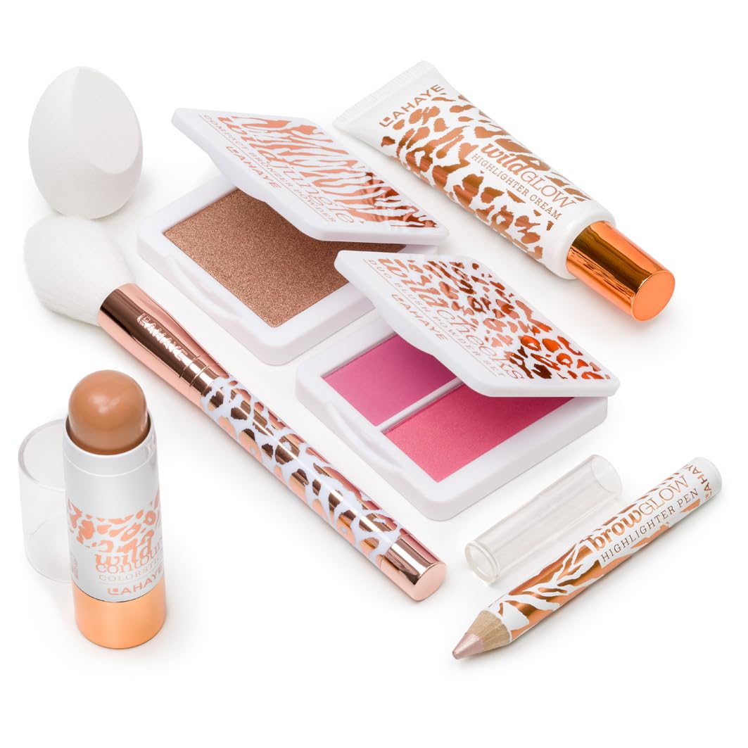 LAHAYE Beauty Advent Calendar "WILD X-MAS" 2025, gift set with 24 high-quality individually packaged makeup and cosmetic surprises for Christmas, makeup advent calendar