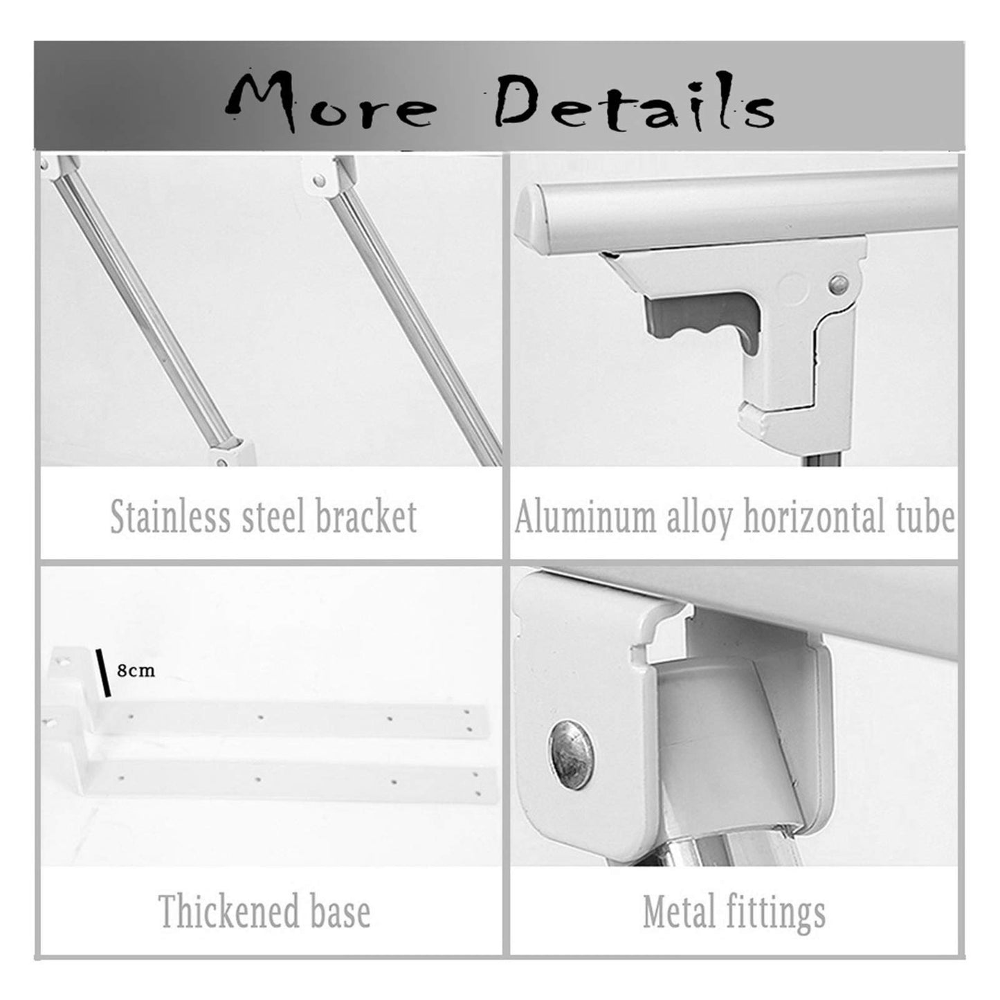 AMSXNOO Bed rail for elderly, guard rail bed foldable adult safety support handle protection folding bumper for home care in hospital, 70x40cm (Color: Yellow)