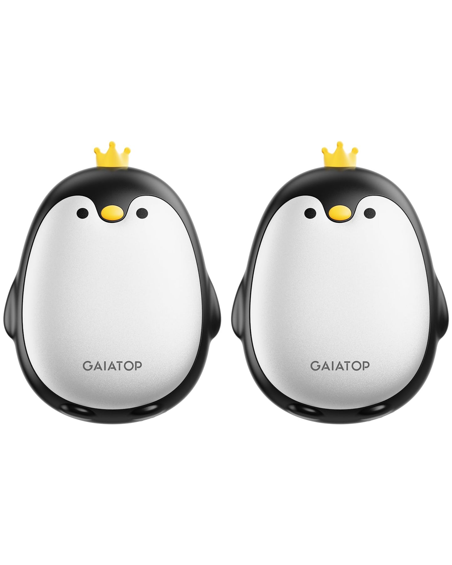 Gaiatop Hand Warmer Electric, 2-Pack 3 Heat Modes Magnetic Portable Pocket Warmer Reusable, Outdoor Camping Hand Warmers Hiking Gadgets Hunting Accessories Gift for Women Men (Black)